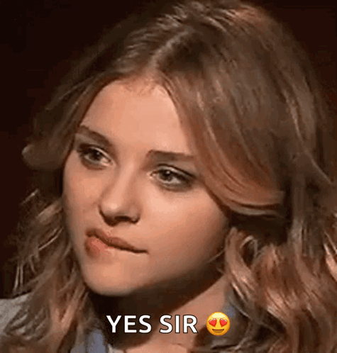 Biting Lip Chloe Grace Moretz GIF