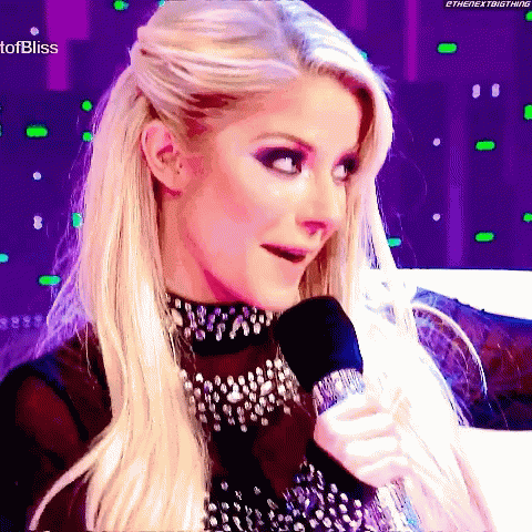 Biting Lip Alexa Bliss Wrestler GIF