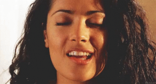 Biting Lip Salma Hayek Actress GIF