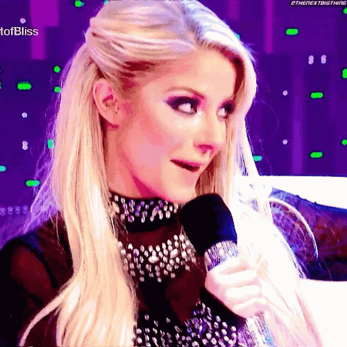 Biting Lip Alexa Bliss Wrestler GIF