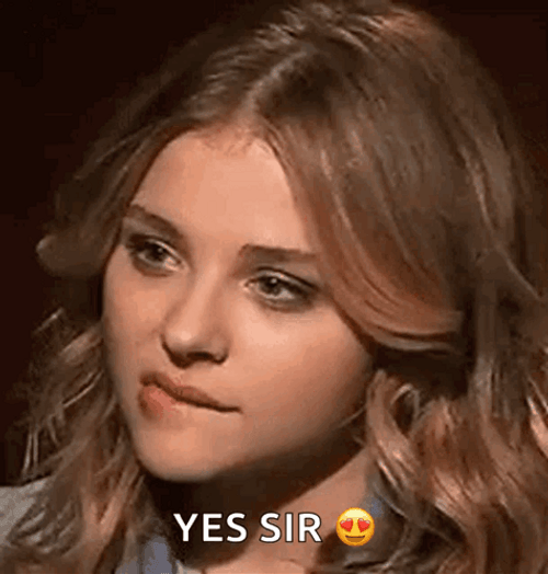Biting Lip Chloe Grace Moretz GIF