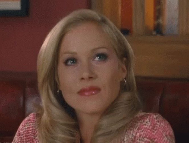 Biting Lip Christina Applegate GIF