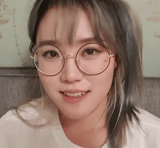 Biting Lip Wink Korean Youtuber GIF