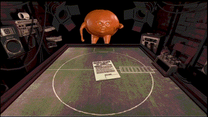 Bizarre Looking Orange Jellygummies Dancing GIF