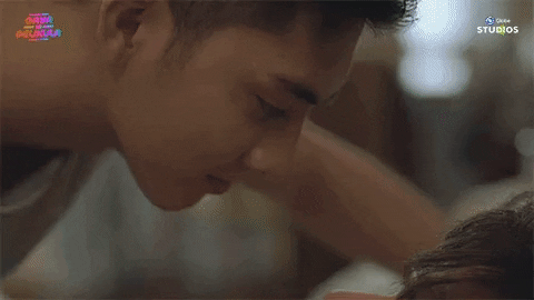 Bl Couple Rubbing Nose GIF