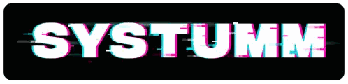 Black and Blue Systumm Sign