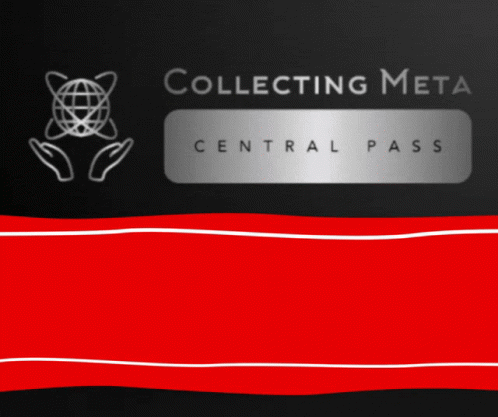 Black and Red Poster for Collecting Meta