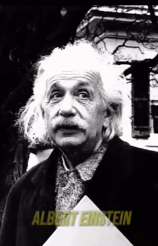 Black and White Albert Einstein
