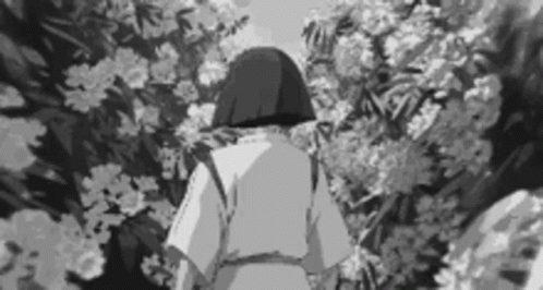 Black And White Anime Spirited Away Chihiro Ogino GIF