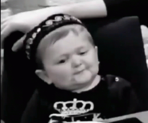 Black And White Baby Wearing Crown GIF
