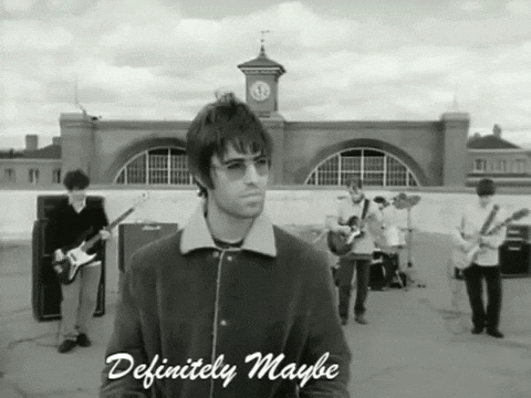 Black and White Band Definitely Maybe