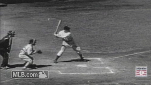 Black and White Baseball Game MLB.com Logo