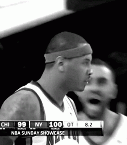 Black and White Basketball Player Score 99 NY 100