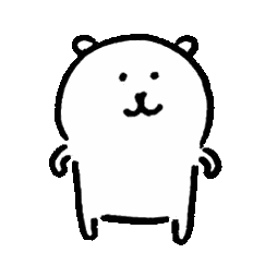 Black and White Bear Flipping Off