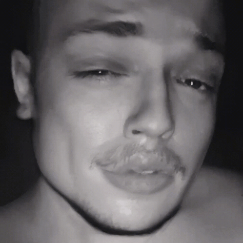 Black And White Bearded Man GIF