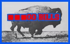 Black And White Bison With Co Bulls In Red GIF