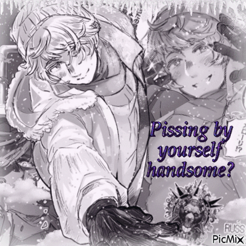 Black And White Boy Pissing By Yourself Handsome GIF