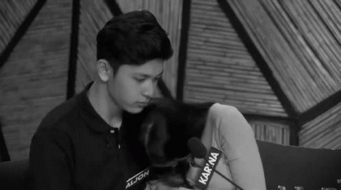 Black And White Boy Wearing Alyon Shirt GIF