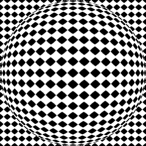 Black And White Bubble 3d Illusion GIF