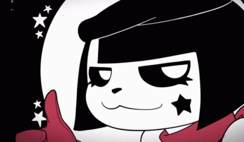 Black And White Cartoon Thumbs Up GIF