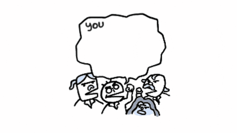 Black And White Cartoon You Are The Lamest Scientist Ever GIF
