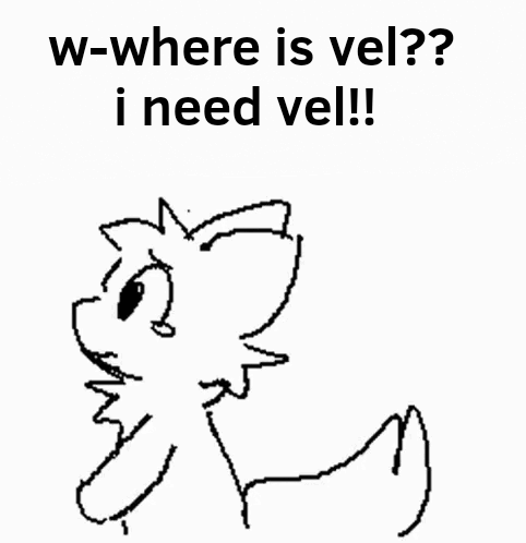 Black and White Cat Asking Where Is Vel