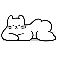 Black and White Cat Crossed Paws