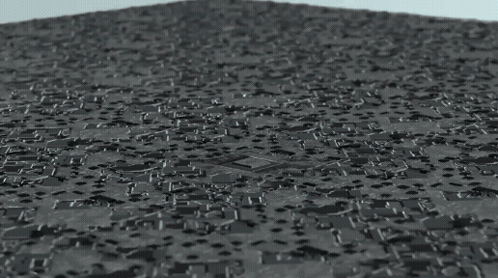 Black And White Circuit Board With CPU GIF