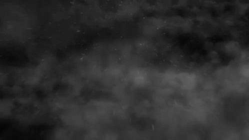 Black and White Cloudy Sky With Snow Falling