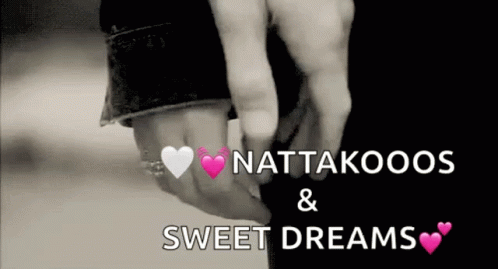 Black And White Couple Holding Hands Nattakoos Sweet Dreams GIF