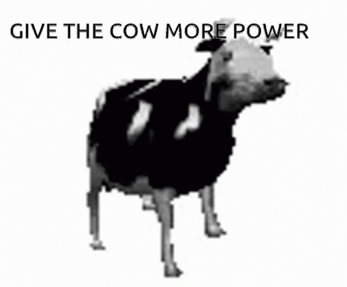 Black And White Cow Saying I Am Fucking Losing It GIF