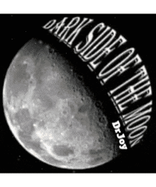 Black and White Crescent Moon Dark Side of the Moon