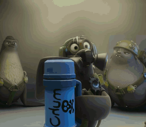 Black And White Dog Statue With No X334 Tag GIF