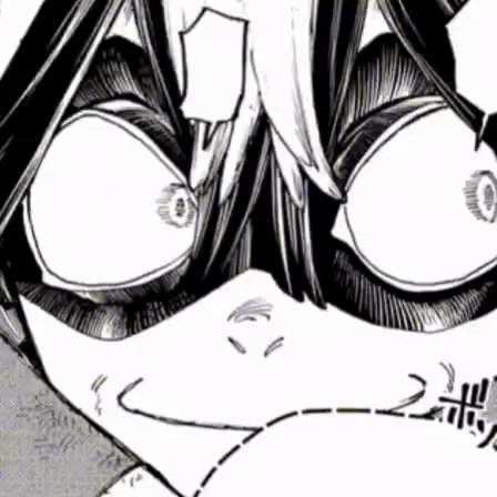 Black and White Drawing Face With Large Eye