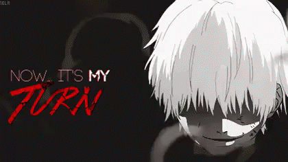 Black And White Drawing Now Its My Turn GIF
