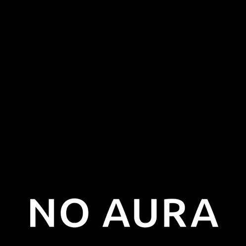 Black and White Drawing of Man Saying No Aura