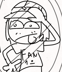 Black And White Drawing Person I Am 1 GIF