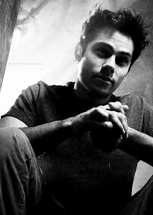 Black And White Dylan O'brien Void Stiles GIF