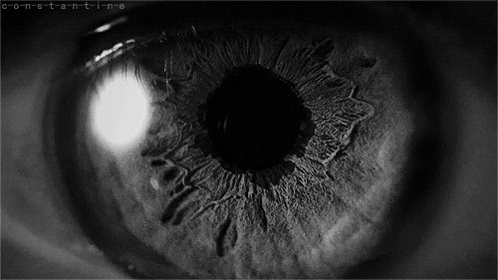 Black and White Eye With Constantime
