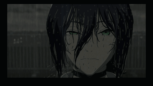 Black and White Face With Tears
