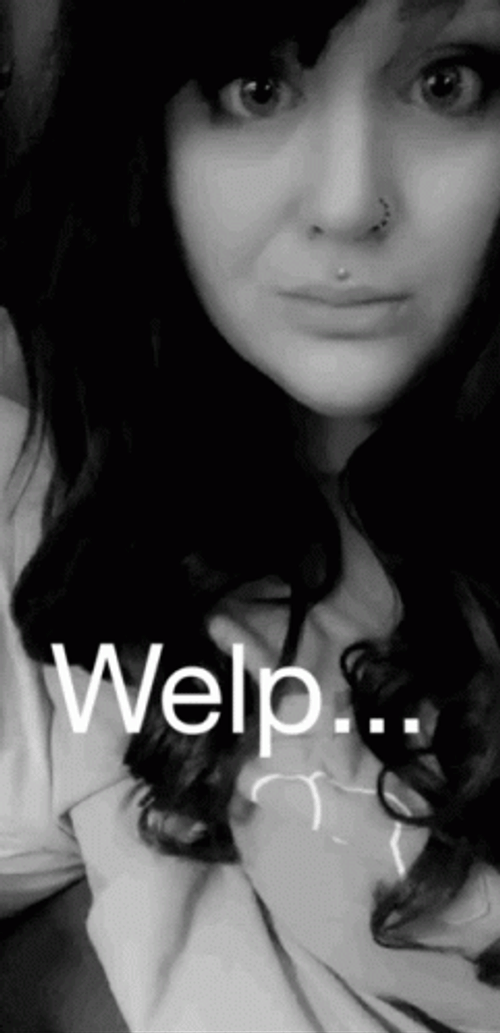 Black And White Filter Welp GIF