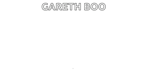 Black and White Gareth Boo You Don't Even Know