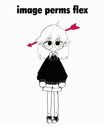 Black And White Girl With Glasses And Arrow In Head GIF