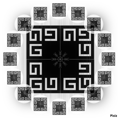 Black and White Graphic Pixiz