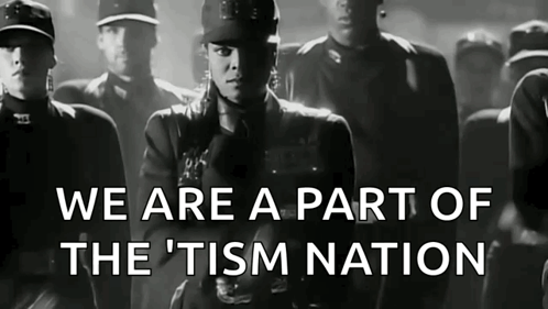 Black And White Group Of People Tism Nation GIF