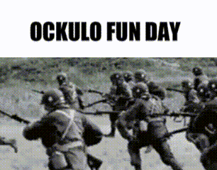 Black and White Group of Soldiers Ockulo Fun Day