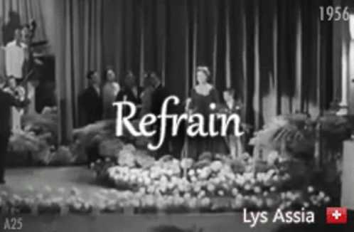 Black and White Group Photo With Refrain Text