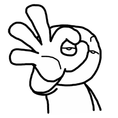 Black and White Hand Giving Ok