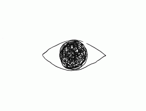 Black and White Human Eye