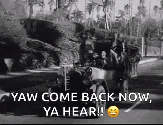 Black And White Jeep Driving Down Road GIF